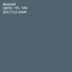 #52646D - Shuttle Gray Color Image